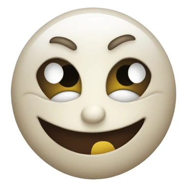 Normal disturbed smiley who looks like a psychopath sticker