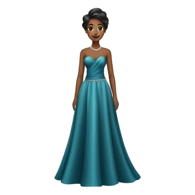 Brilliant evening dress sticker