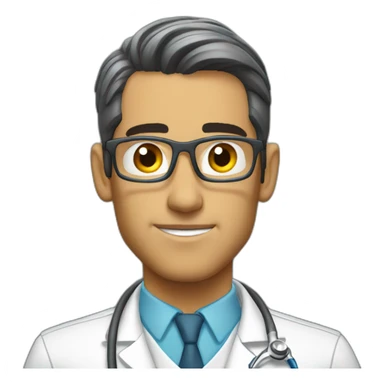 Contador doctor sticker