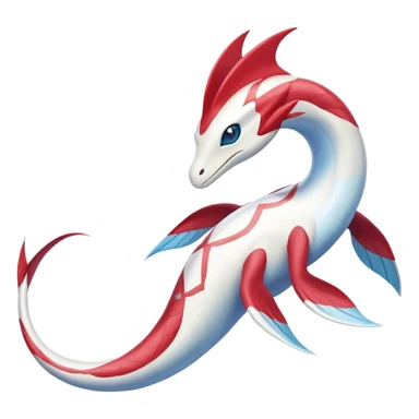 Milotic-Latias-Fakémon-hybrid-creature (full body)  sticker