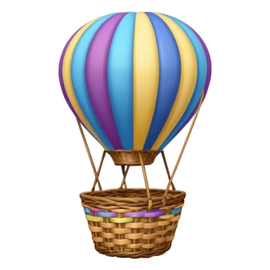Hot air balloon sticker