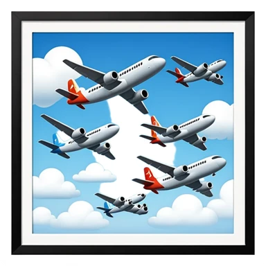 Viajes y vuelos  sticker