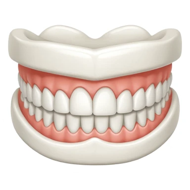 Denture sticker