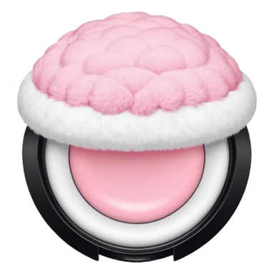cosmetic Powder puff sticker