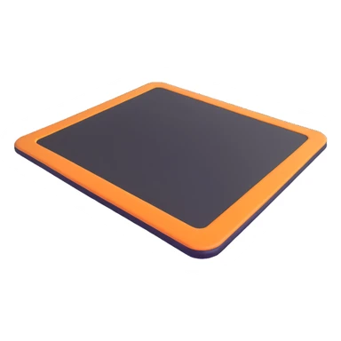 crash mat in perspective with rounded edges sticker