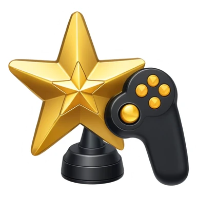  broken gold star + joystick combo sticker
