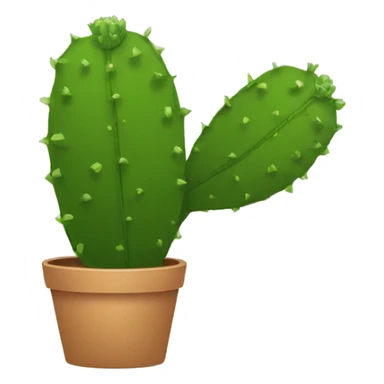 single flat Nopal without pot sticker