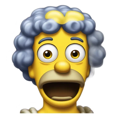 Marge et homer simpson sticker