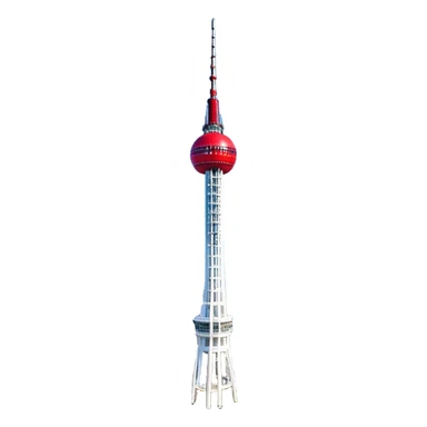 ​Cinematic Realistic N Seoul Tower, depicted in full daylight as a slender, single-column tower crowned by a cylindrical observation deck, set against a clear blue sky over Seoul’s vibrant cityscape, rendered with crisp architectural detail and bright, natural lighting that accentuates its modern elegance, sticker