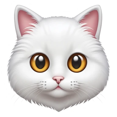 A cat emoji with HUGE HUGGGGE eyes sticker