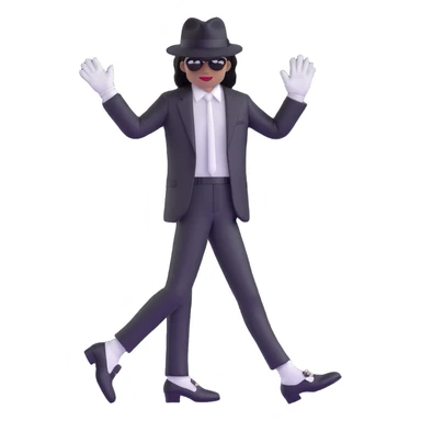 Michael Jackson iconic look sticker