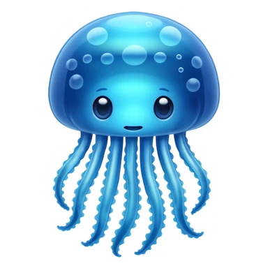 Baby jellyfish with unique design sticker