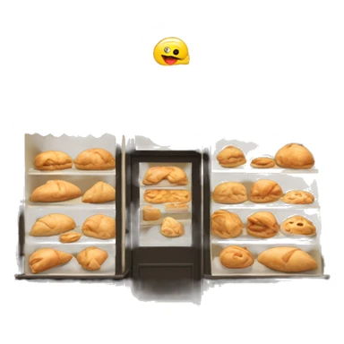 Pasty shop in Paris  sticker