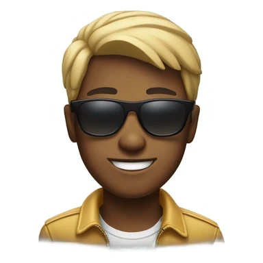 Cool boy in sunglasses ￼ sticker