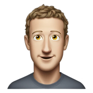 mark zuckerberg with laser eyes sticker