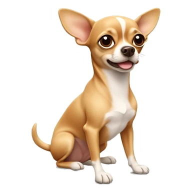 Brown chihuahua sticker