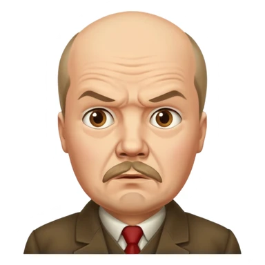 surprised Lenin sticker