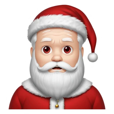 horror santa sticker