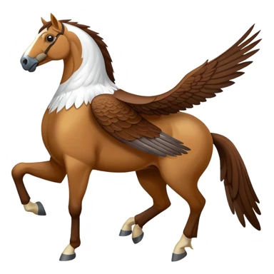 Horse and a falcon sticker