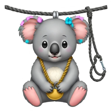 Koala with a noose sticker
