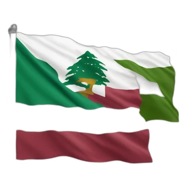 Flags of Cyprus Hungary and Latvia and white background  sticker
