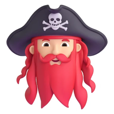 pirate hat sticker