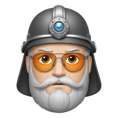 Norse mythology odin with eye patch sticker