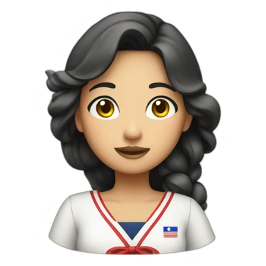 Philipino sailor girl sticker