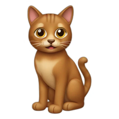 brown-cat-travelling sticker