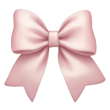 Pale pink bow  sticker