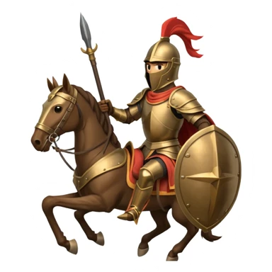Ancient cavalry sticker