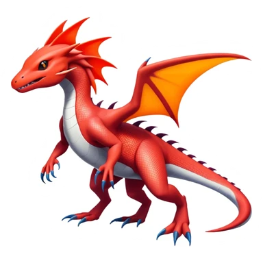 Latias-Salandit-Koraidon-Fakémon-hybrid-creature (full body)  sticker