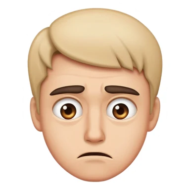 Disgusted judgement face ￼ sticker