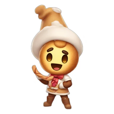 cinnamon cookie from cookie run ovenbreak sticker