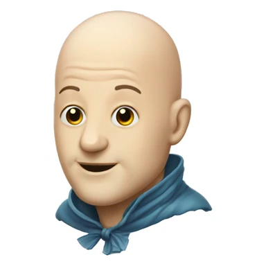 Bald Portuguese man sticker