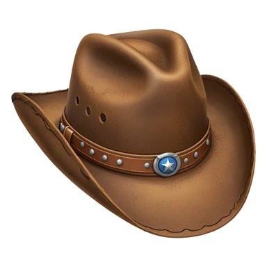 Texas cowboy hat sticker