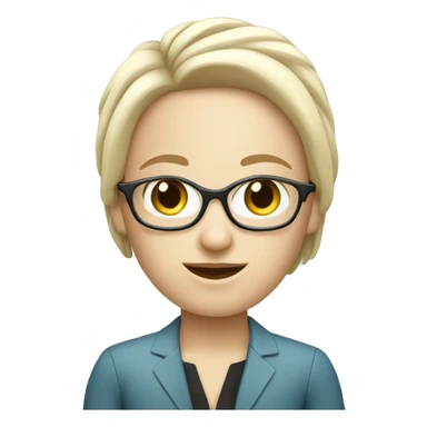 a white-skinned Networking and Personal Brand Consultant sticker