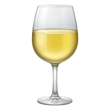 glass of white wine  sticker