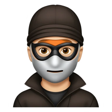 Bank robber sticker