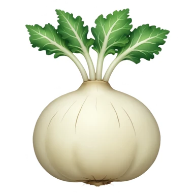 white turnip icon. Transparent background sticker