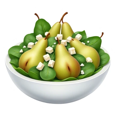 Pear spinach salad sticker