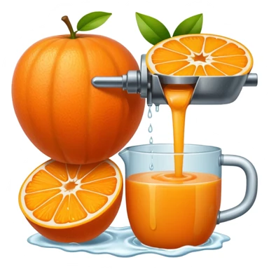 mac os icon fruit being squeezed pressed sticker