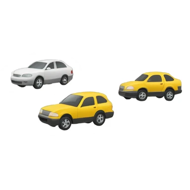 Distant vehicles  sticker