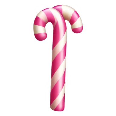 Pink candy cane sticker