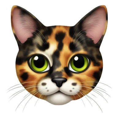Tortoiseshell cat sticker