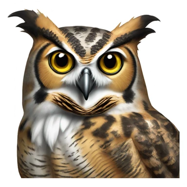 Great Horned Owl sticker