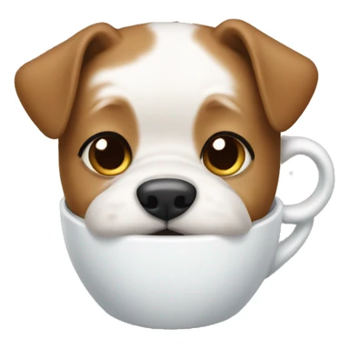 cup of dogs sticker