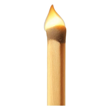 Matchstick sticker