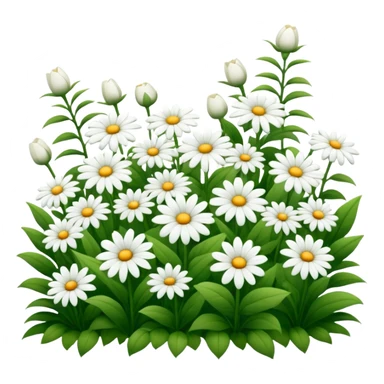 White garden sticker