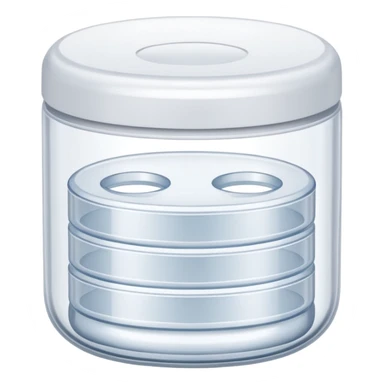 Container for aligners sticker